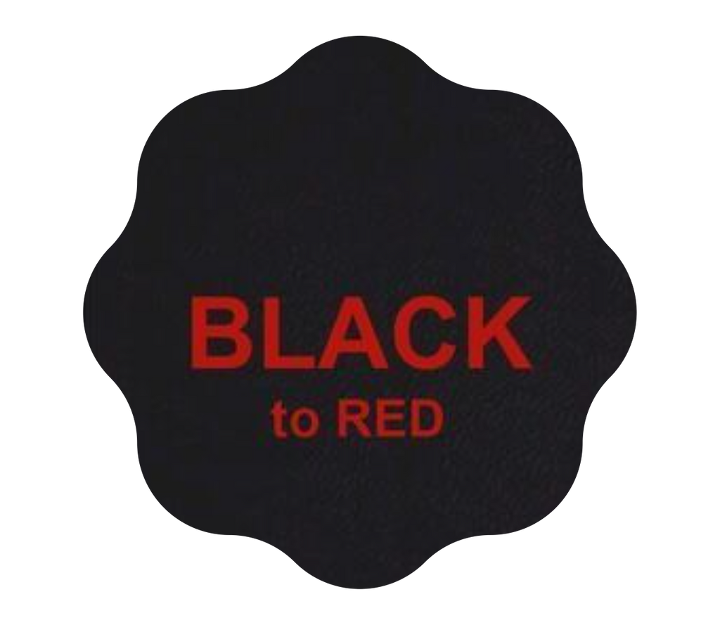 Leder-Patch mit Design-Kontur