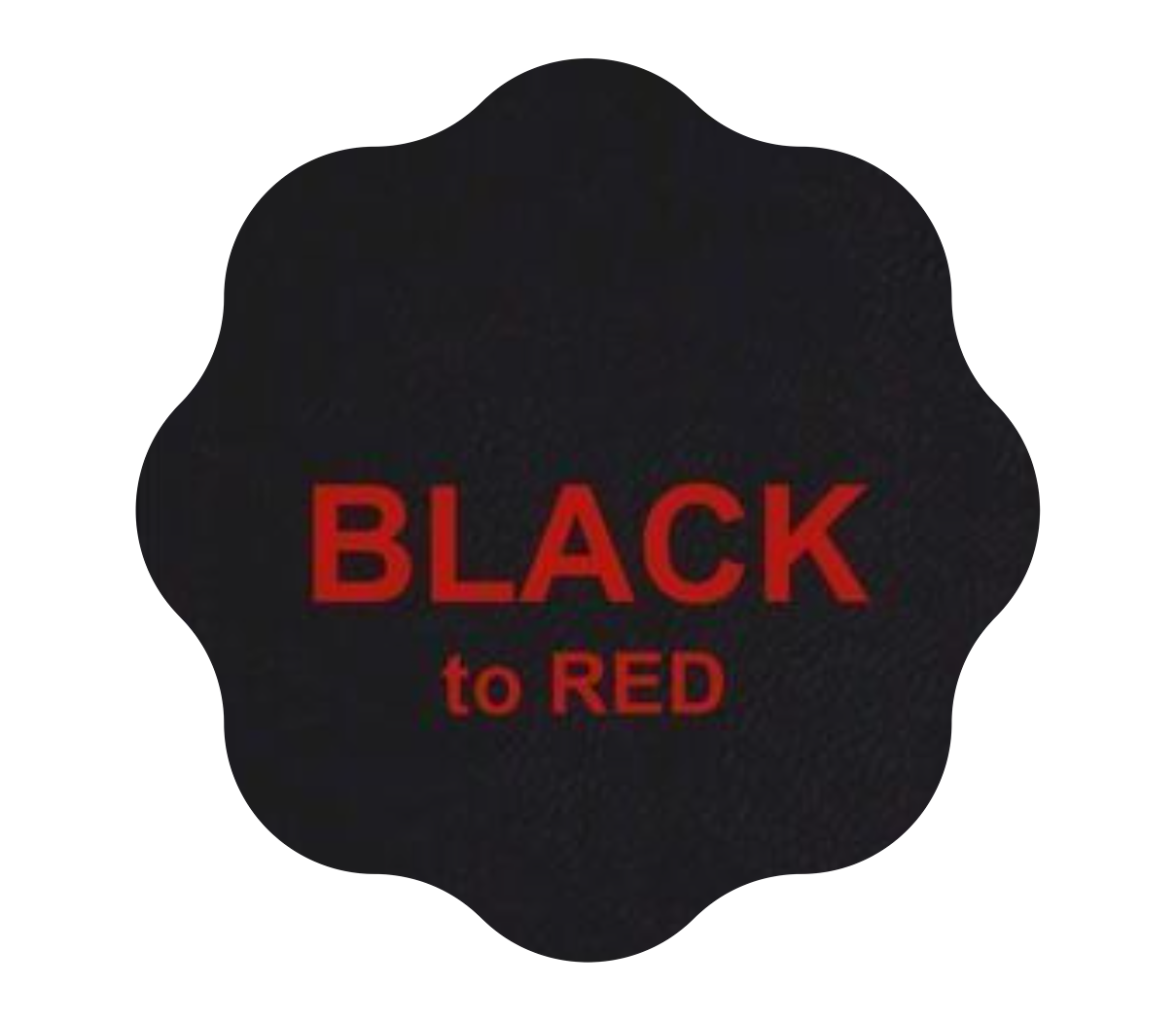 Leder-Patch mit Design-Kontur