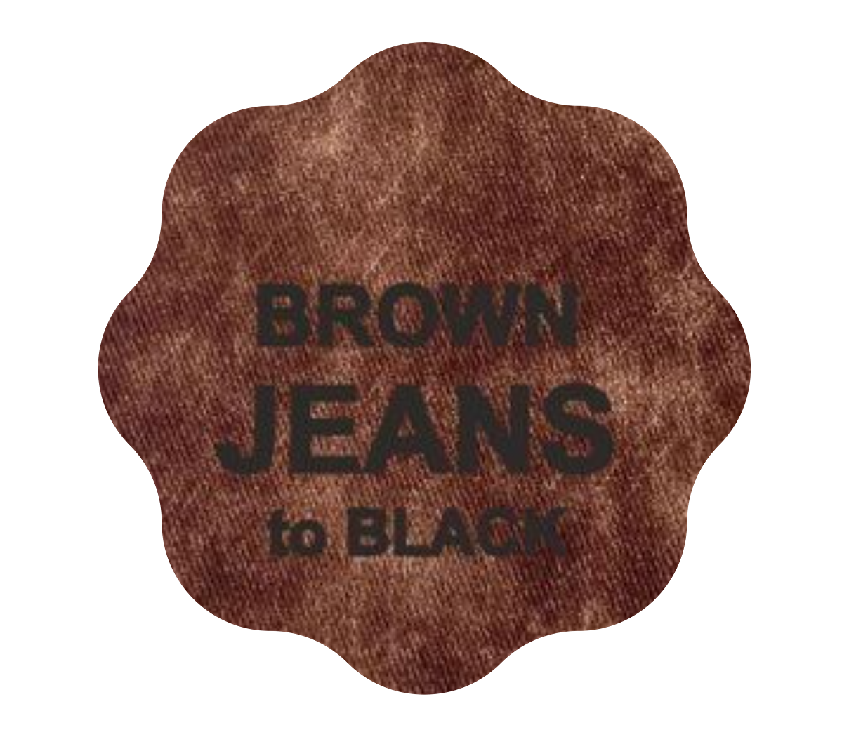 Leder-Patch mit Design-Kontur