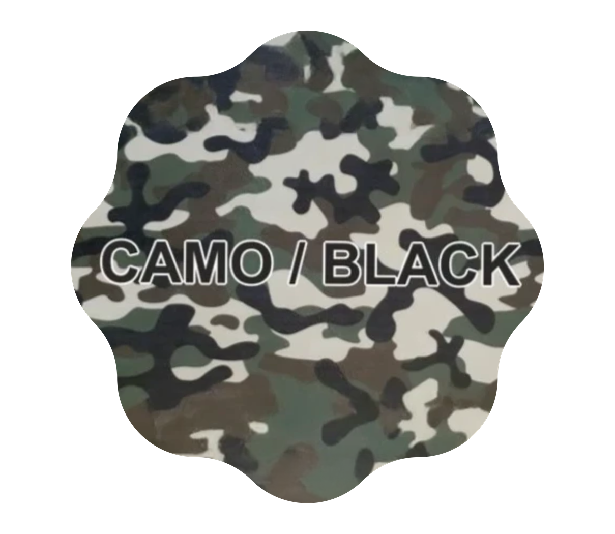 Leder-Patch mit Design-Kontur