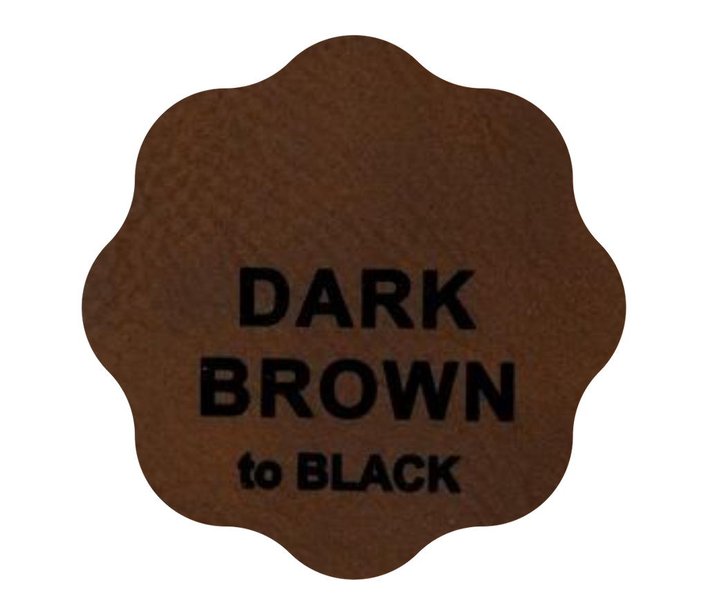 Leder-Patch mit Design-Kontur