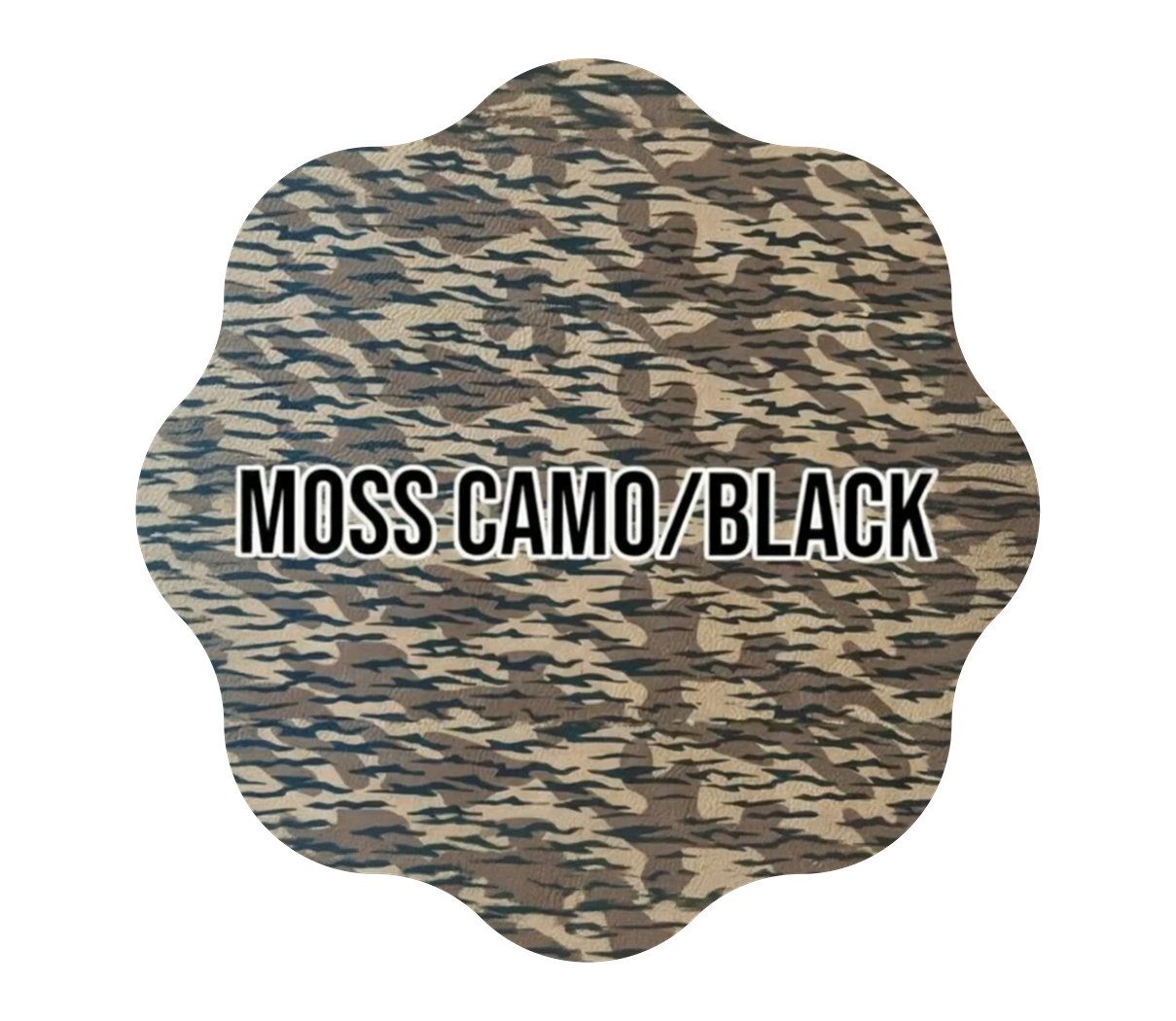 Leder-Patch mit Design-Kontur
