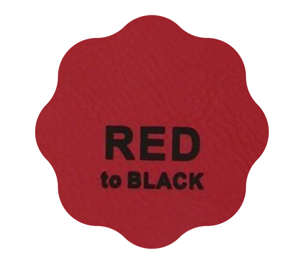 Leder-Patch mit Design-Kontur