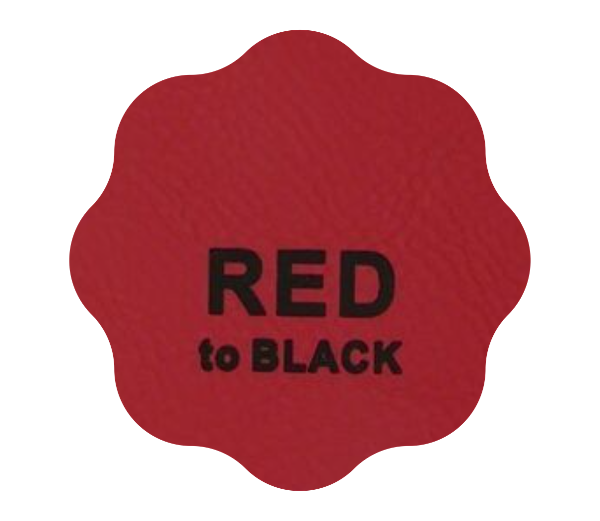 Leder-Patch mit Design-Kontur