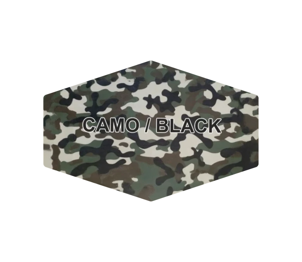 Leder-Patch Hexagon 77x52mm