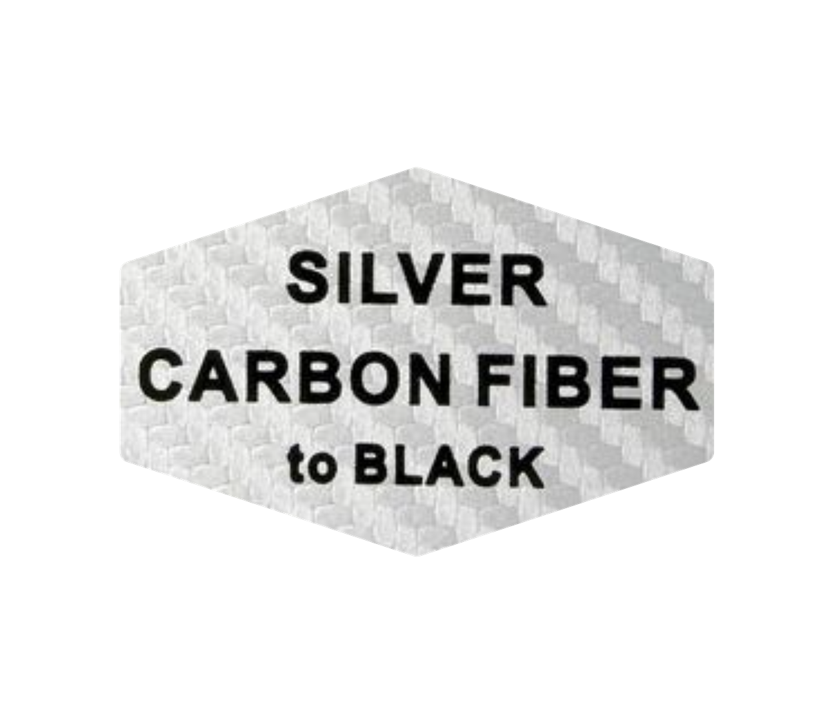 Leder-Patch Hexagon 77x52mm