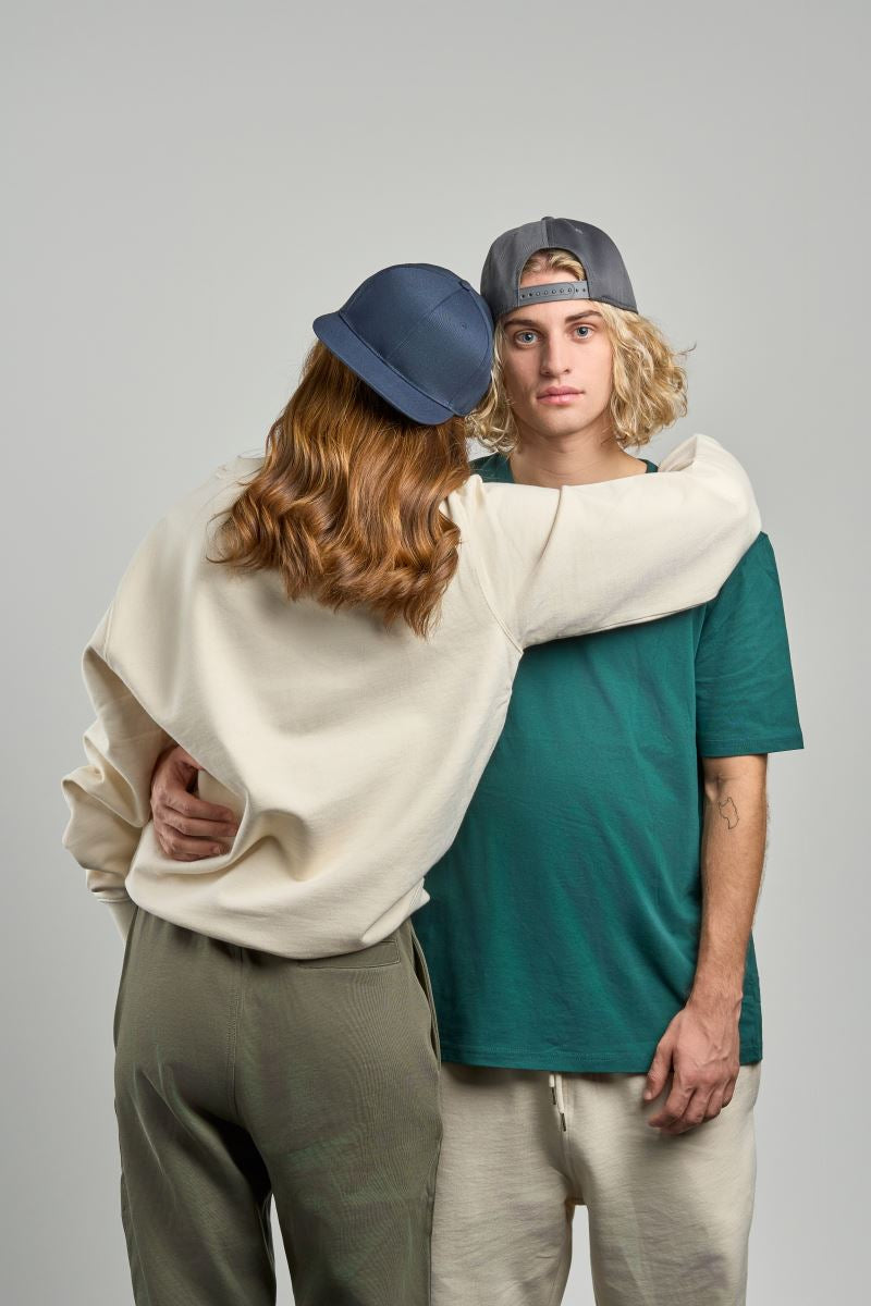 Atlantis James - Nachhaltige 6 Panel Kappe mit flachem Schirm