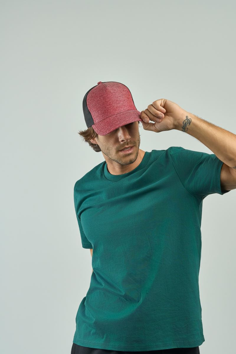 Atlantis Rapper Melange - 5 Panel Trucker Kappe