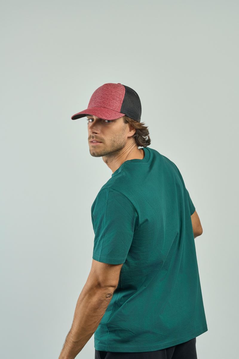 Atlantis Rapper Melange - 5 Panel Trucker Kappe