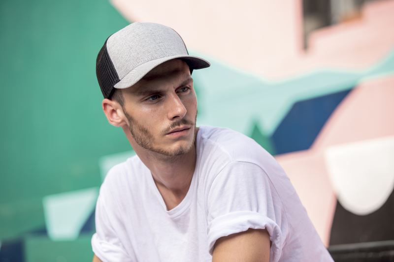 Atlantis Rapper Melange - 5 Panel Trucker Kappe