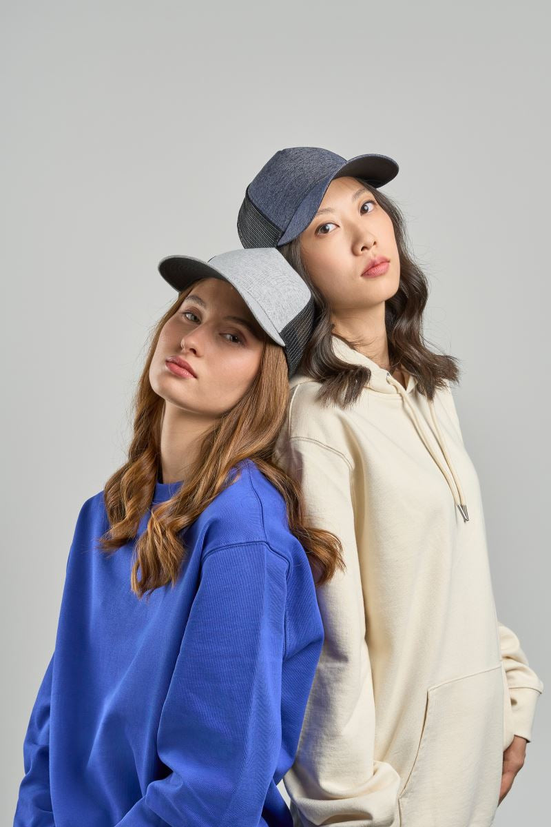 Atlantis Rapper Melange - 5 Panel Trucker Kappe