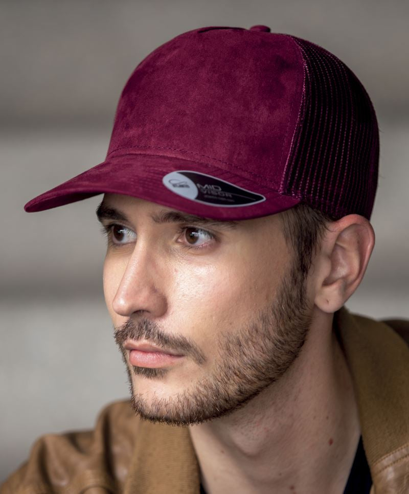 Atlantis Rapper Suede - 5 Panel Trucker Kappe