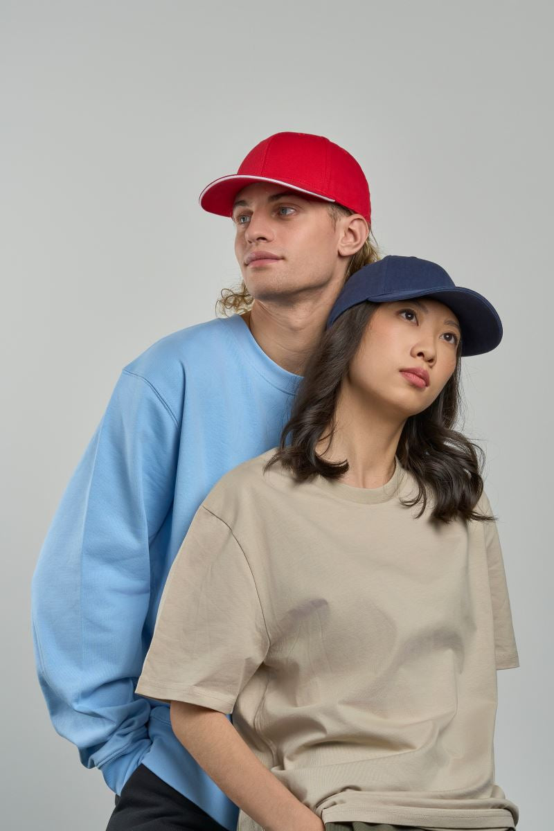 Atlantis Liberty Sandwich-S - Nachhaltige 6 Panel Baseball Kappe