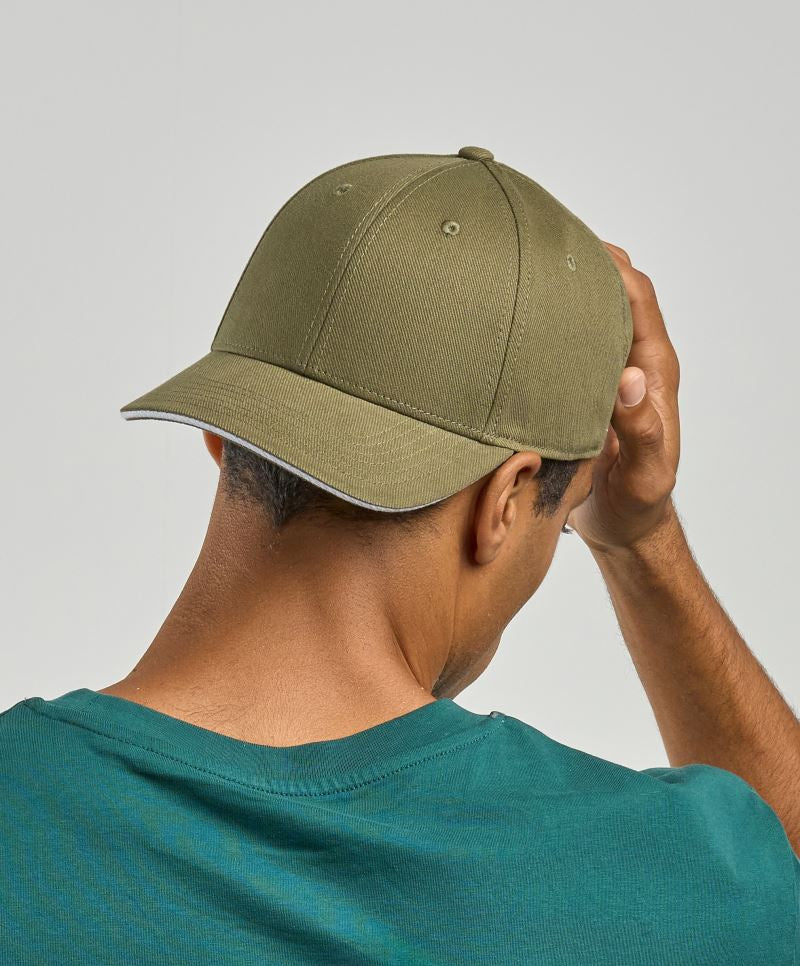 Atlantis Liberty Sandwich-S - Nachhaltige 6 Panel Baseball Kappe