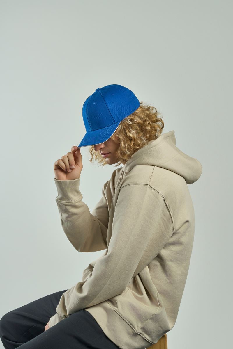 Atlantis Liberty Sandwich-S - Nachhaltige 6 Panel Baseball Kappe
