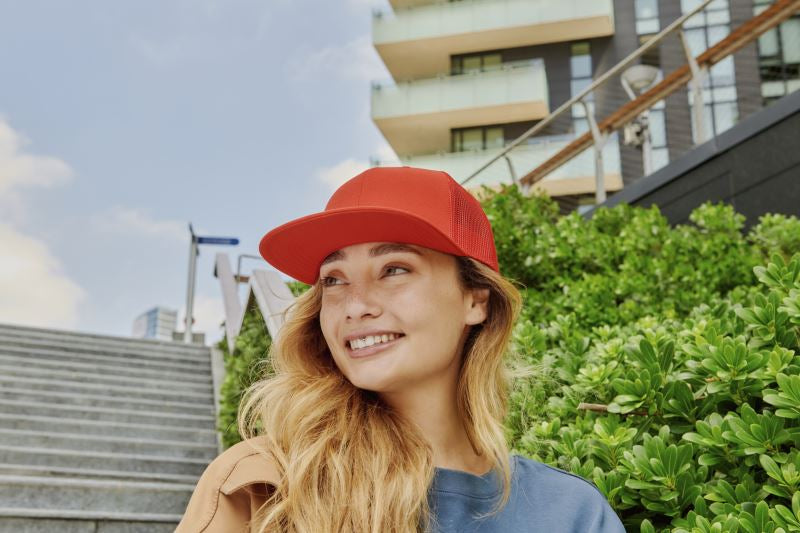 Atlantis Snap Mesh-S - 6 Panel Trucker Kappe