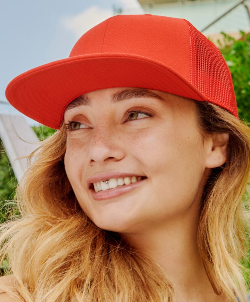 Atlantis Snap Mesh-S - 6 Panel Trucker Kappe