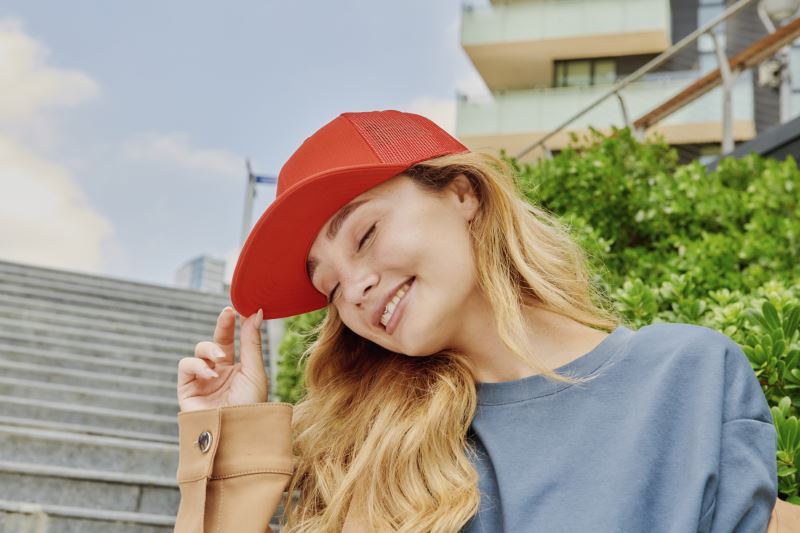 Atlantis Snap Mesh-S - 6 Panel Trucker Kappe