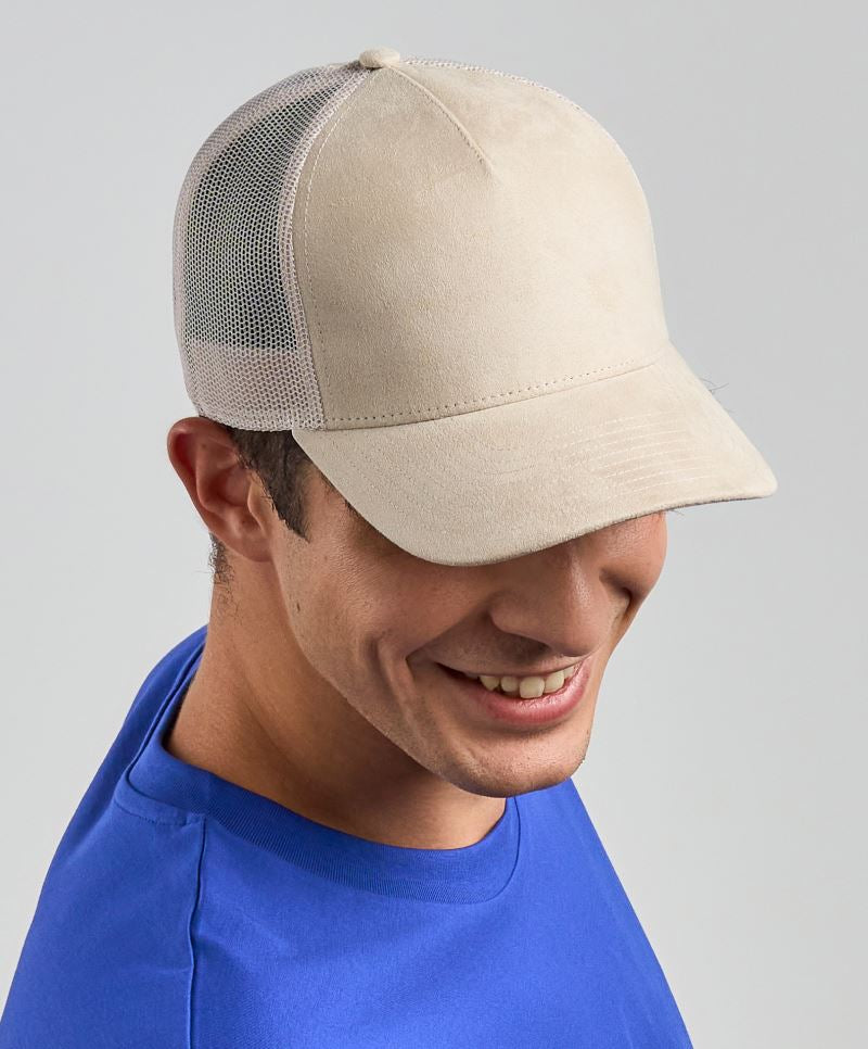 Atlantis Rapper Suede-S - 5 Panel Trucker Kappe