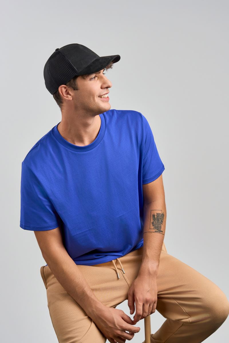 Atlantis Rapper Suede-S - 5 Panel Trucker Kappe
