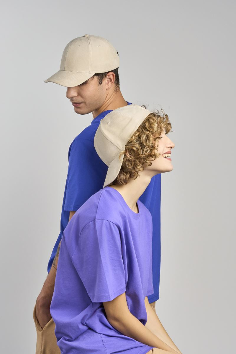 Atlantis Fam-S - 6 Panel Kappe Velourleder-Optik