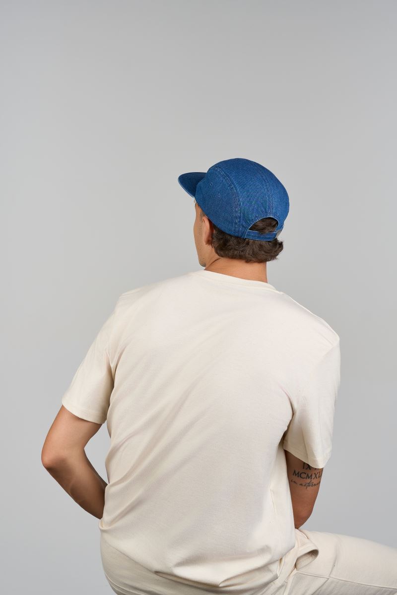 Atlantis Ruby - 5 Panel Denim Kappe
