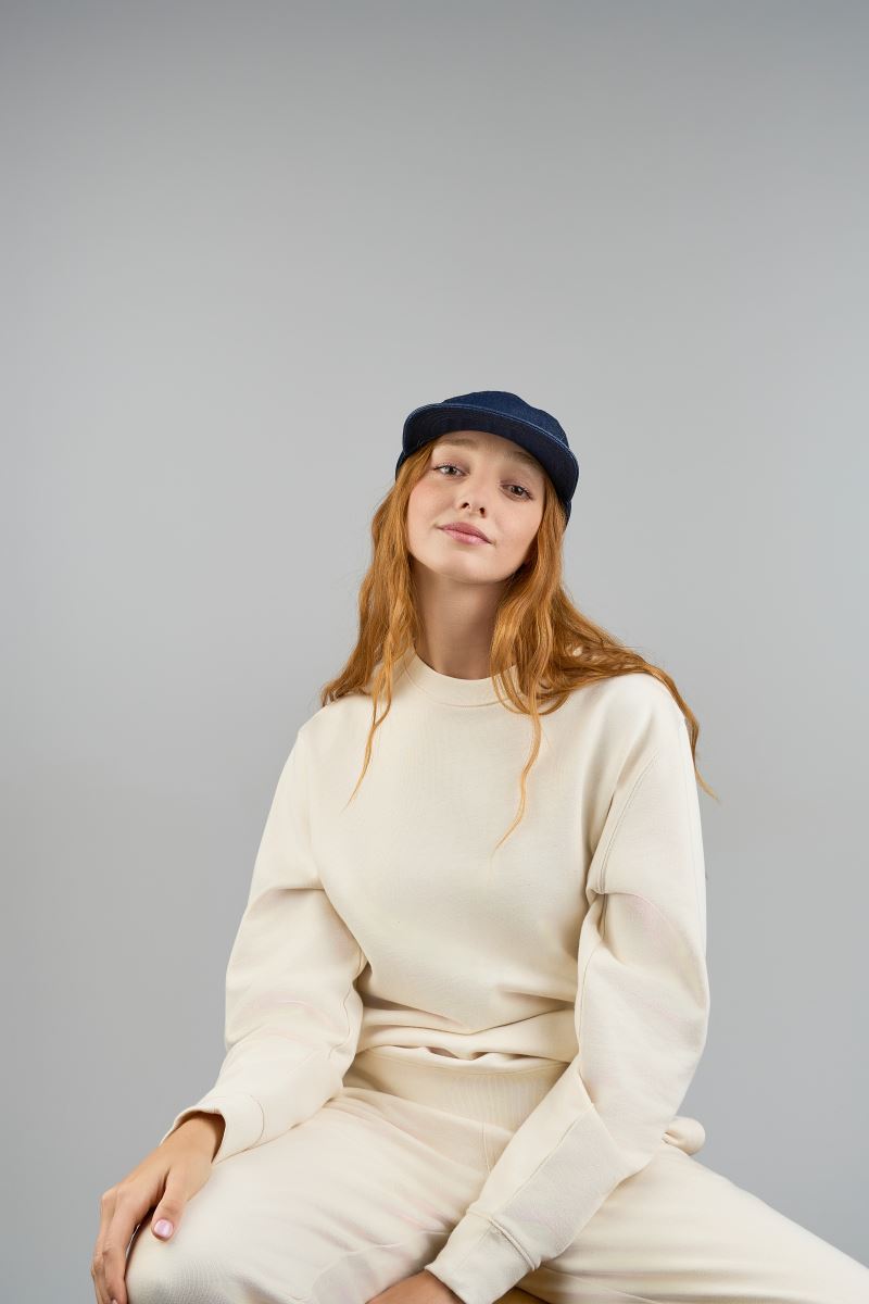 Atlantis Ruby - 5 Panel Denim Kappe