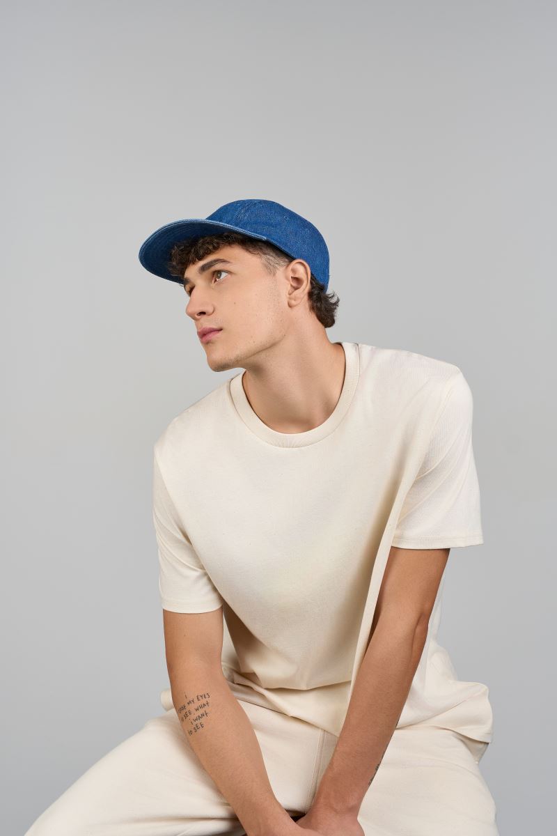 Atlantis Ruby - 5 Panel Denim Kappe