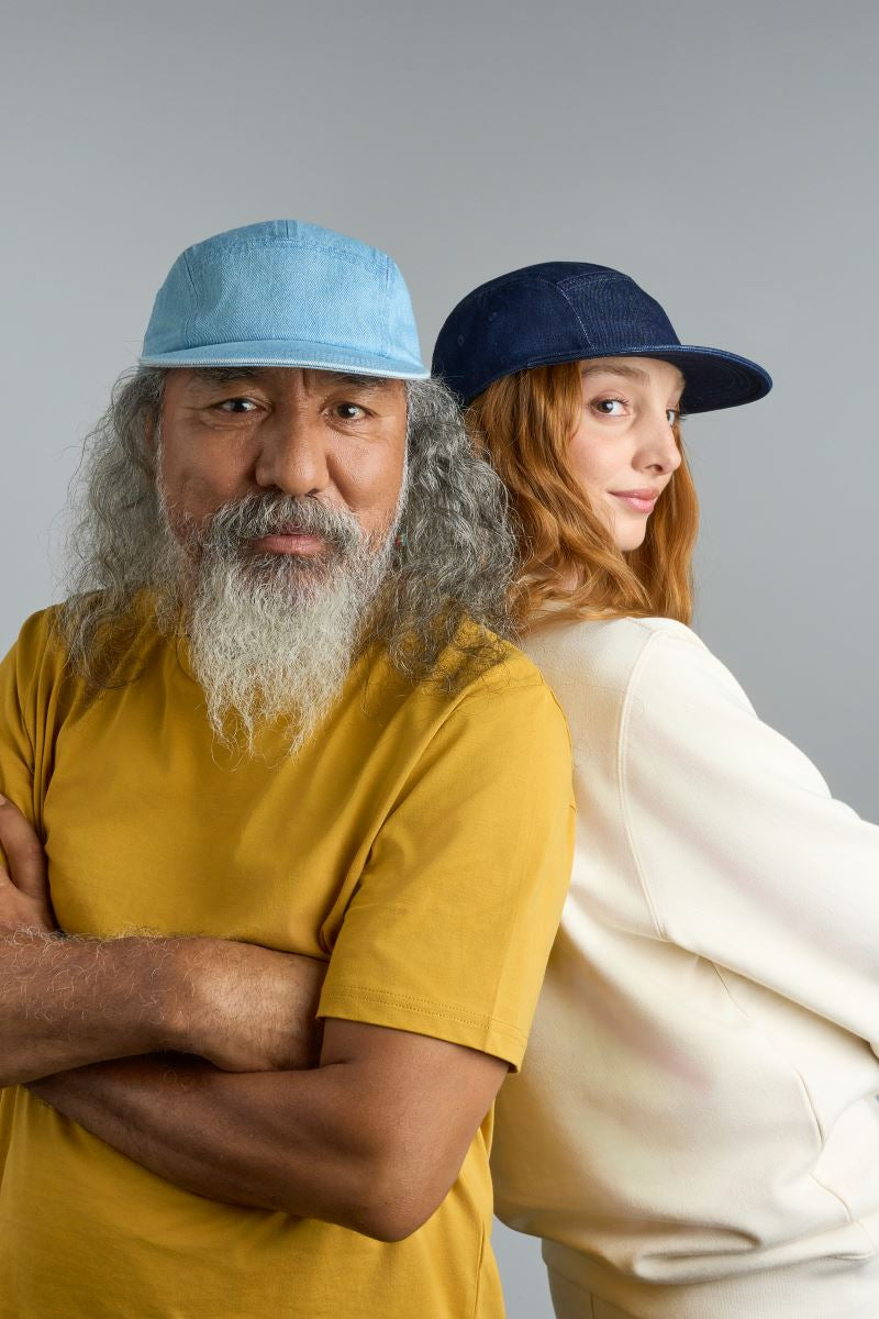 Atlantis Ruby - 5 Panel Denim Kappe