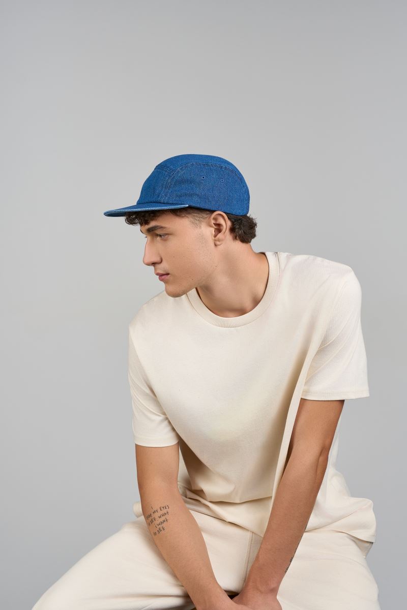 Atlantis Ruby - 5 Panel Denim Kappe