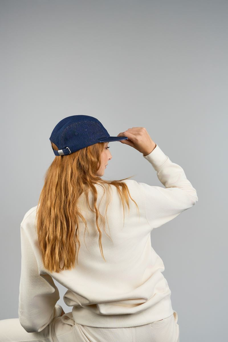 Atlantis Ruby - 5 Panel Denim Kappe