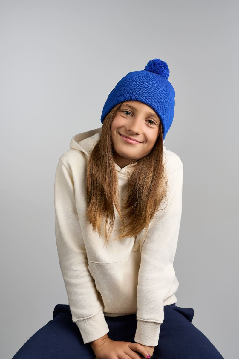 Atlantis Kid Wind-S Pompom - Kinder Strickmütze