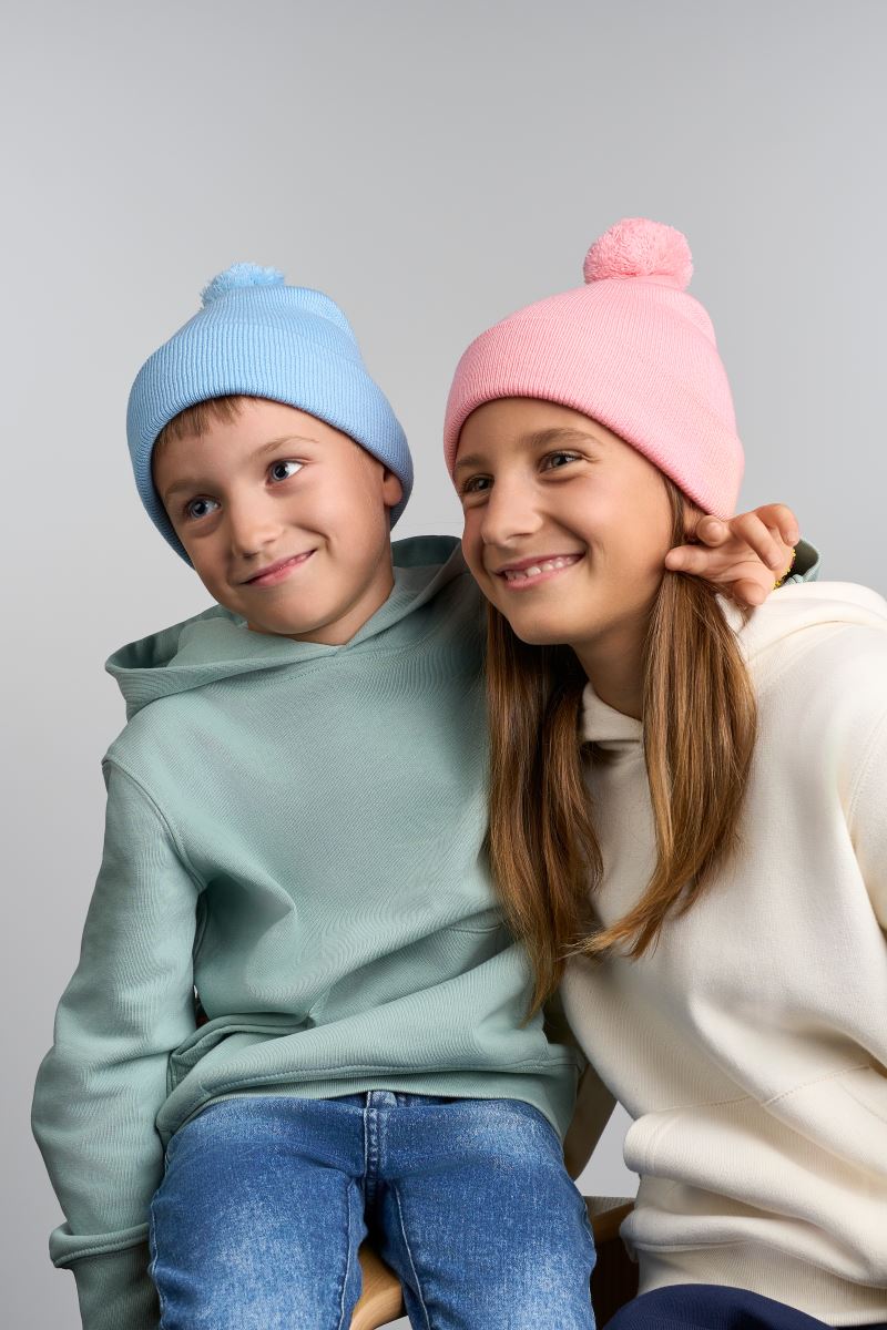 Atlantis Kid Wind-S Pompom - Kinder Strickmütze