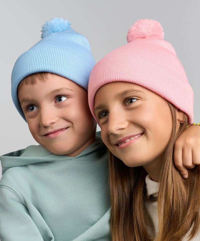 Atlantis Kid Wind-S Pompom - Kinder Strickmütze