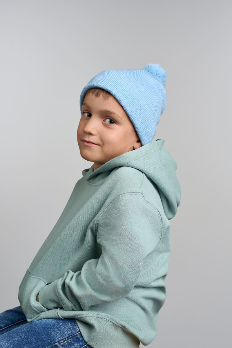 Atlantis Kid Wind-S Pompom - Kinder Strickmütze