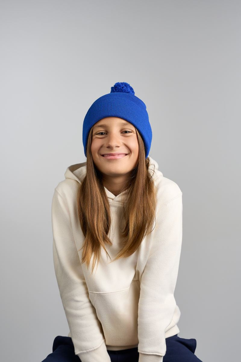 Atlantis Kid Wind-S Pompom - Kinder Strickmütze
