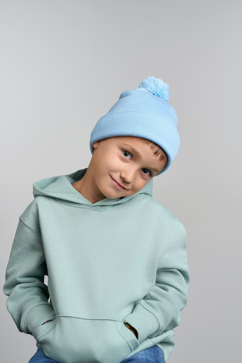 Atlantis Kid Wind-S Pompom - Kinder Strickmütze