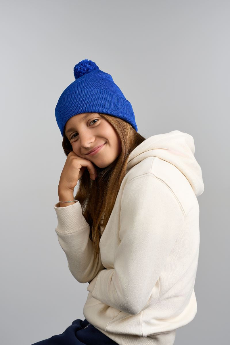 Atlantis Kid Wind-S Pompom - Kinder Strickmütze