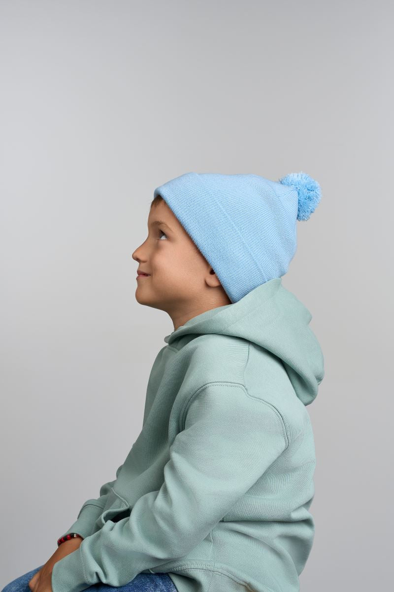 Atlantis Kid Wind-S Pompom - Kinder Strickmütze
