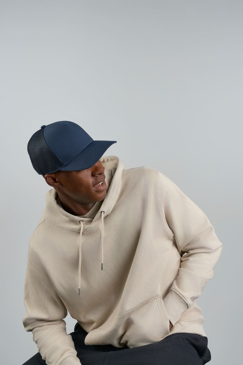 Atlantis Rapper Jersey-S - Nachhaltige Trucker Kappe