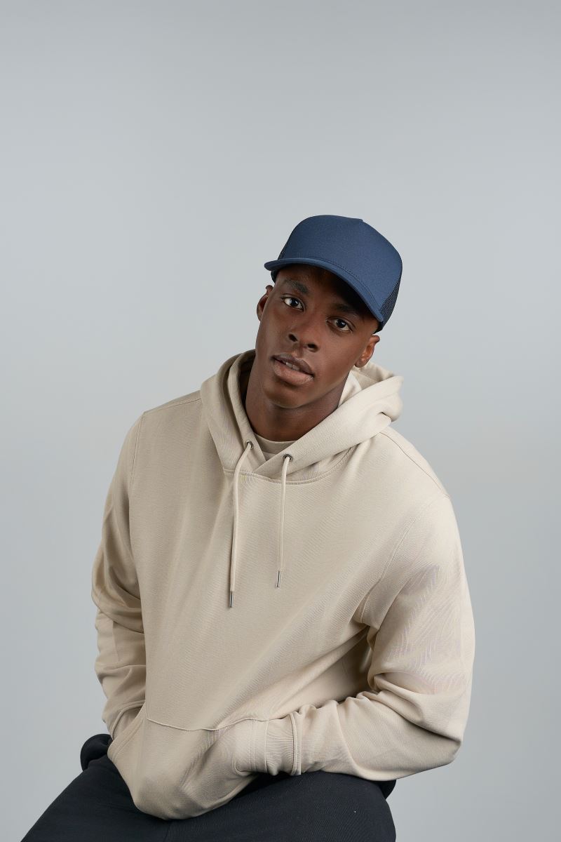 Atlantis Rapper Jersey-S - Nachhaltige Trucker Kappe