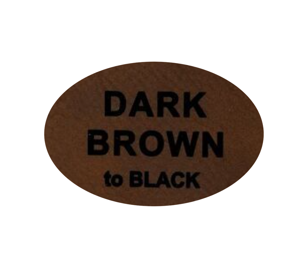 Leder-Patch Oval 77x52mm
