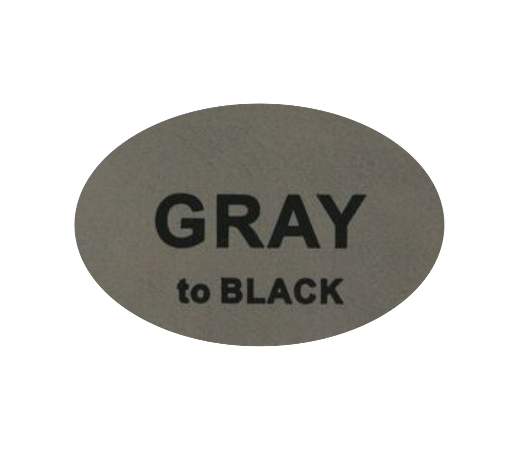 Leder-Patch Oval 77x52mm