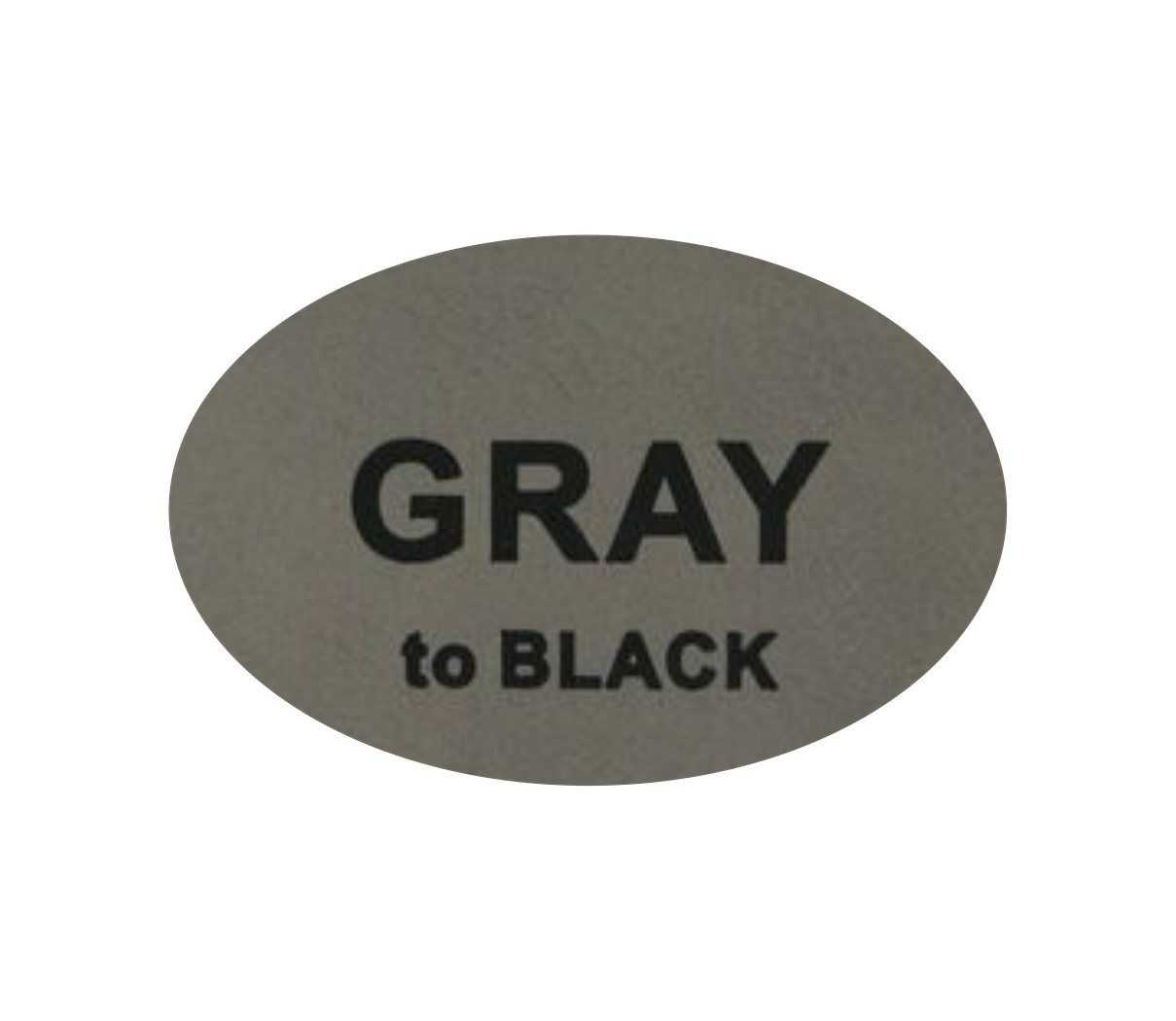 Leder-Patch Oval 77x52mm