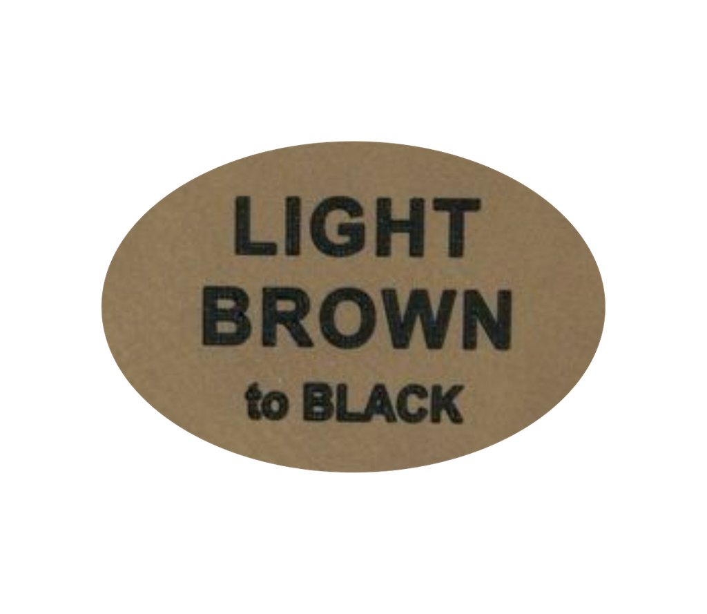 Leder-Patch Oval 77x52mm