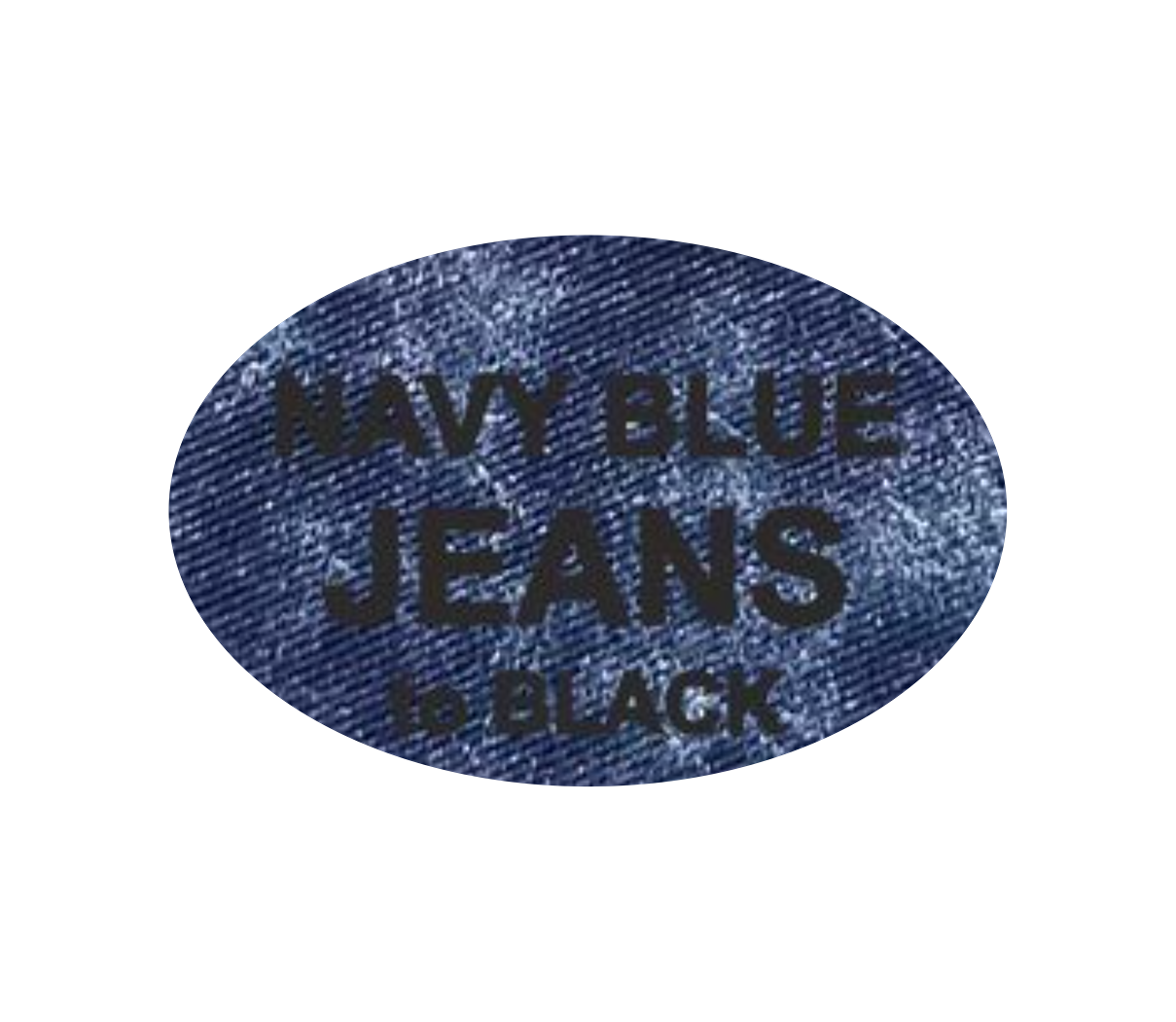 Leder-Patch Oval 77x52mm