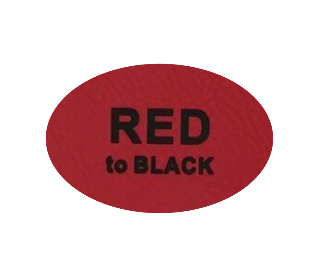 Leder-Patch Oval 77x52mm