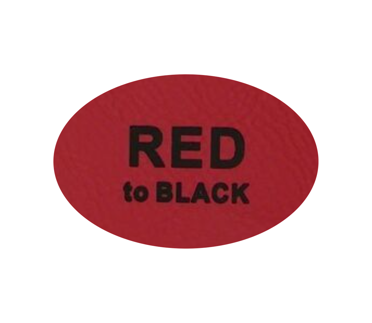 Leder-Patch Oval 77x52mm