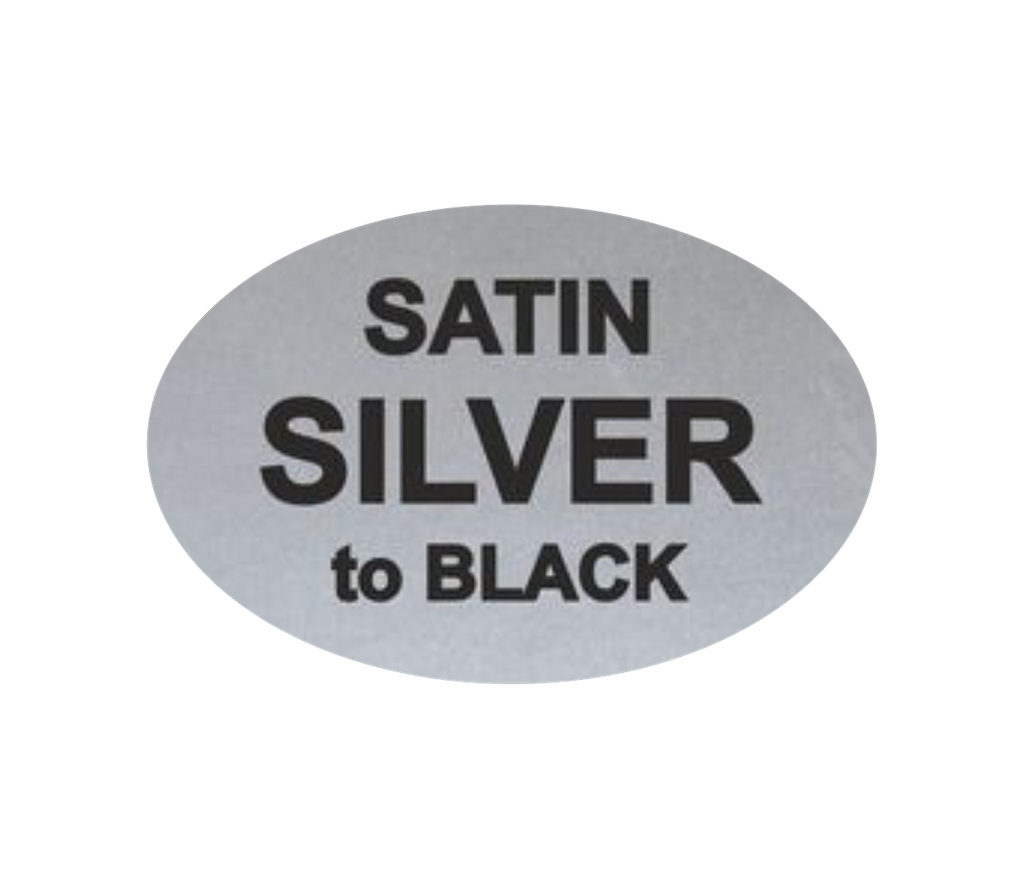Leder-Patch Oval 77x52mm