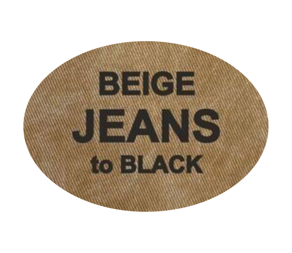 Leder-Patch Oval 90x64mm